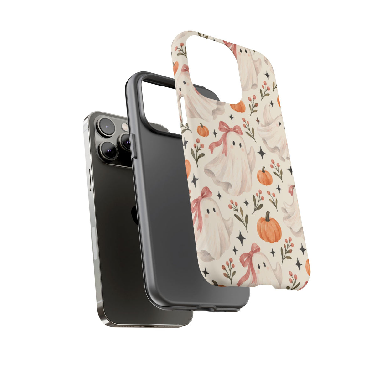 Blush Boo Social iPhone Tough Case | cute ghost