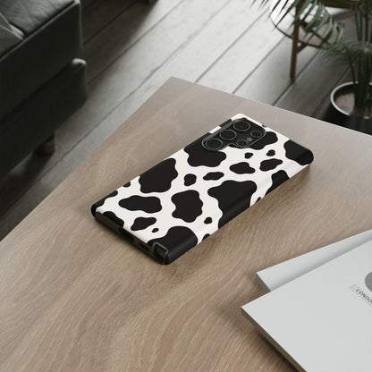 Classic Holstein Samsung Galaxy Tough Case | Black & White Cow Print