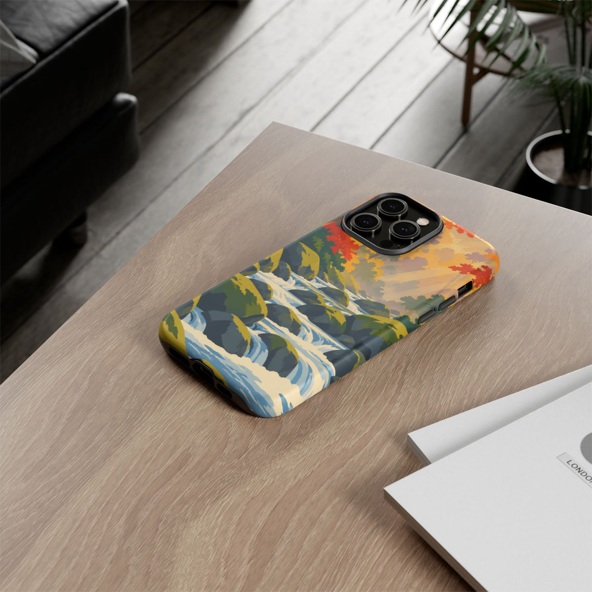 Great Smoky Mountains — Autumn Creek iPhone Tough Case