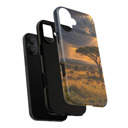 Stormlight on the Mara iPhone Tough Case | african storm