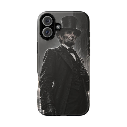 Abe after Midnight iPhone Tough Case | noir lincoln