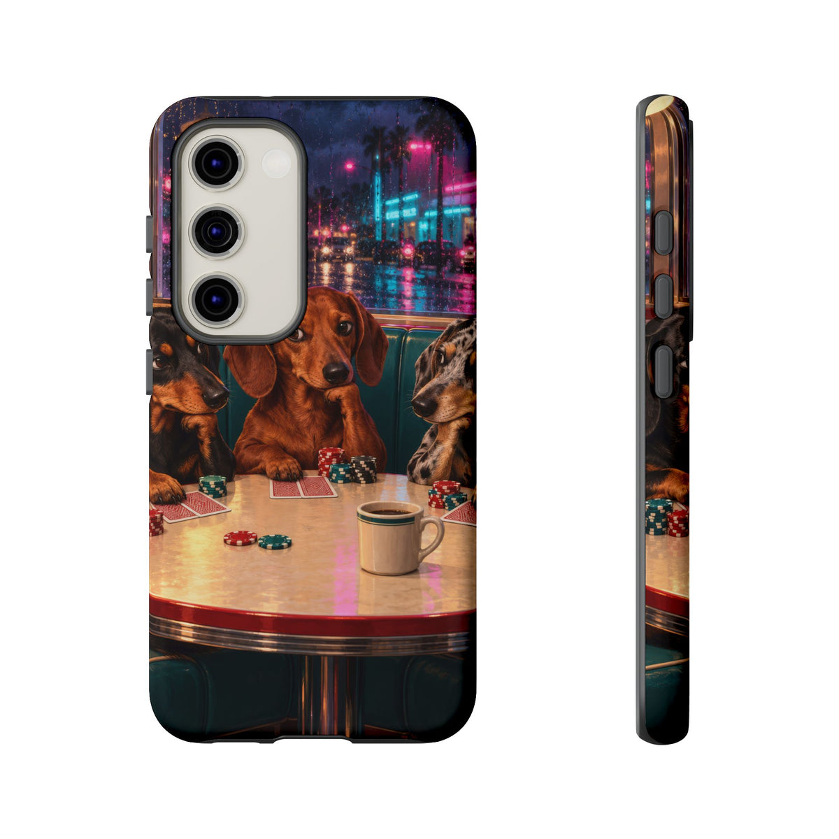 All-Night Aces Samsung Galaxy Tough Case | dachshund poker