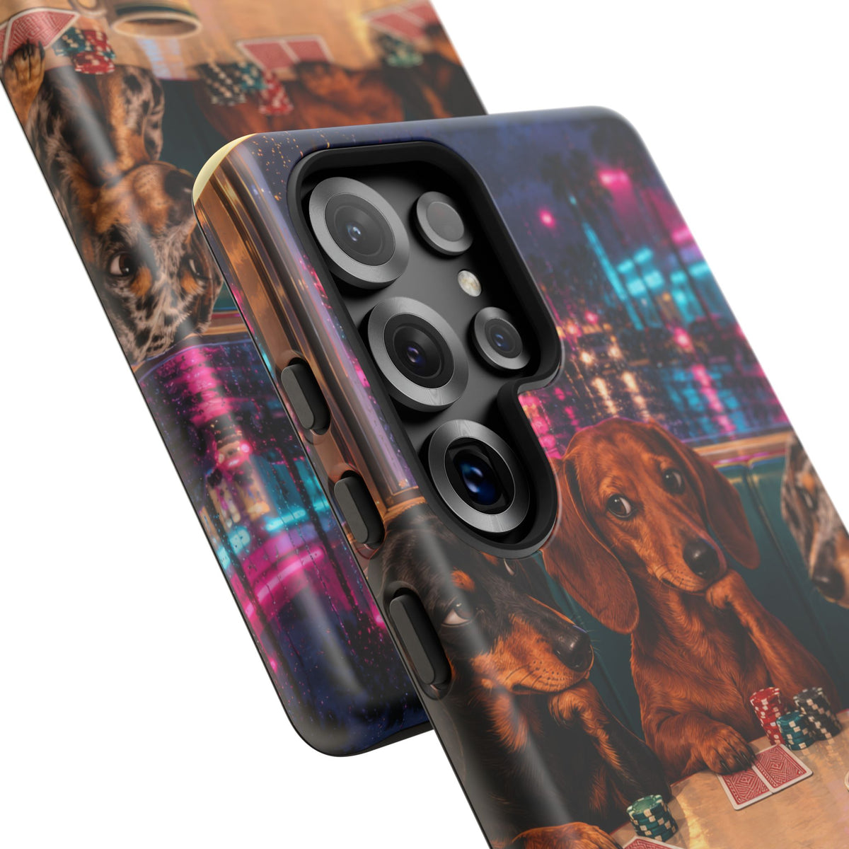 All-Night Aces Samsung Galaxy Tough Case | dachshund poker