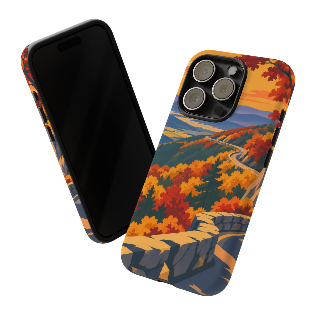Skyline Drive — Overlook Gold iPhone Tough Case