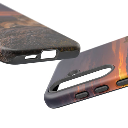 Lioness in the Blue Hour Samsung Galaxy Tough Case