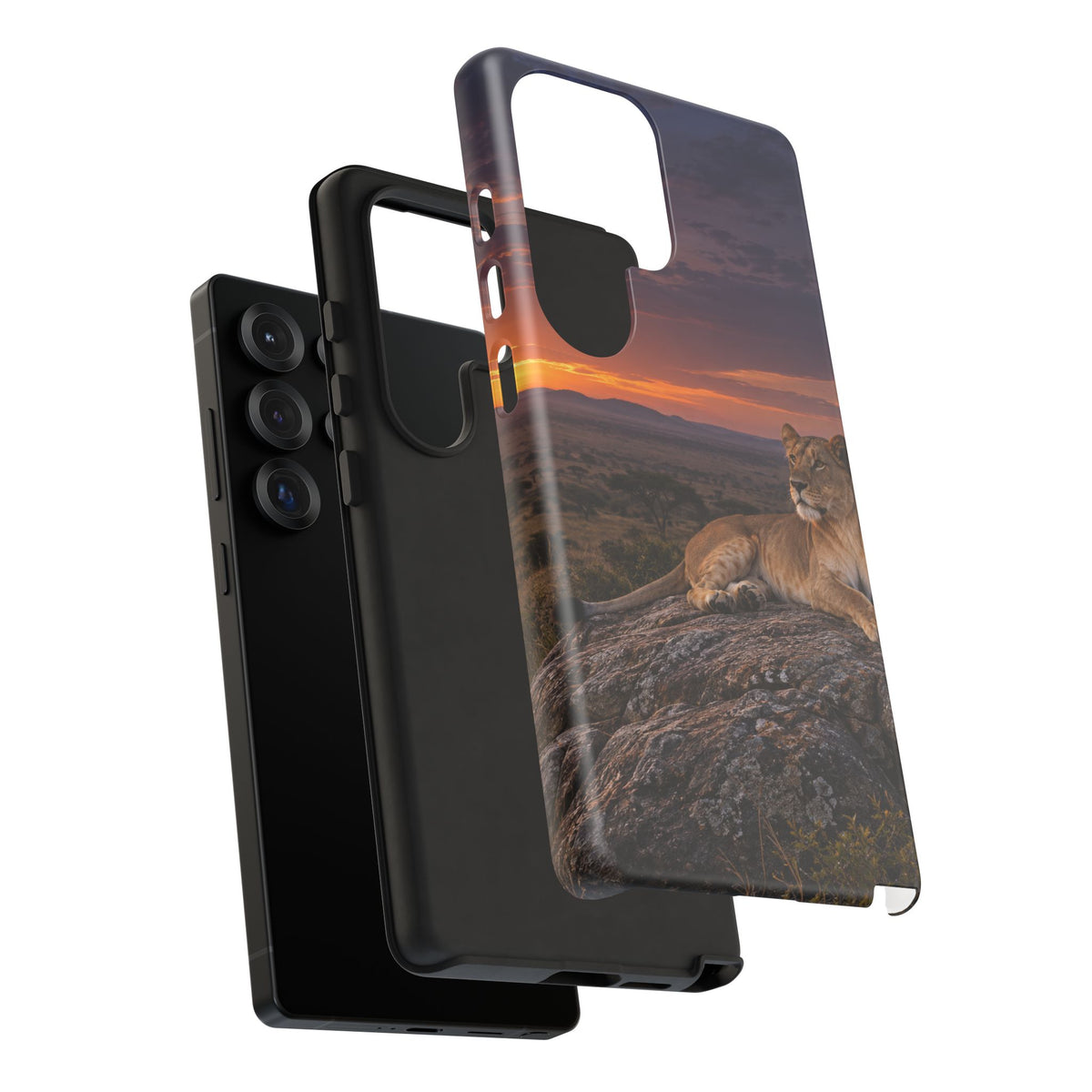 Lioness in the Blue Hour Samsung Galaxy Tough Case