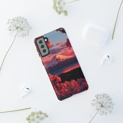 Fuji Rose Horizon Samsung Galaxy Tough Phone Case