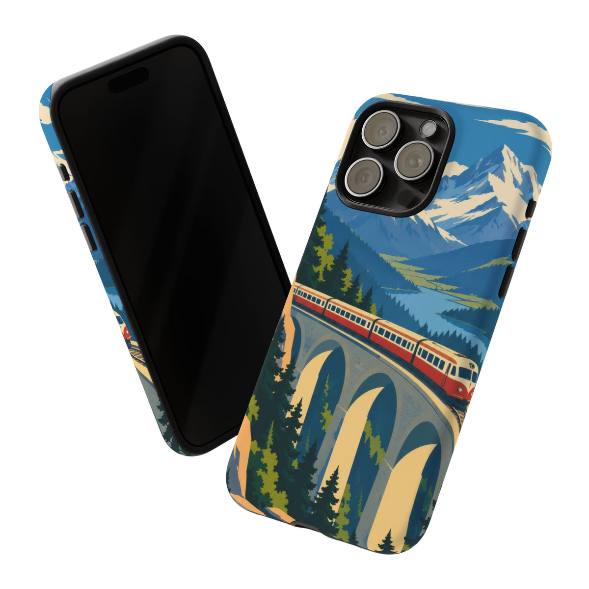 Travel by Train — Alpine Express iPhone Tough Case | train travel