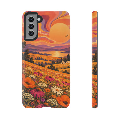 Golden Field Reverie Samsung Galaxy Tough Case | sixties festival