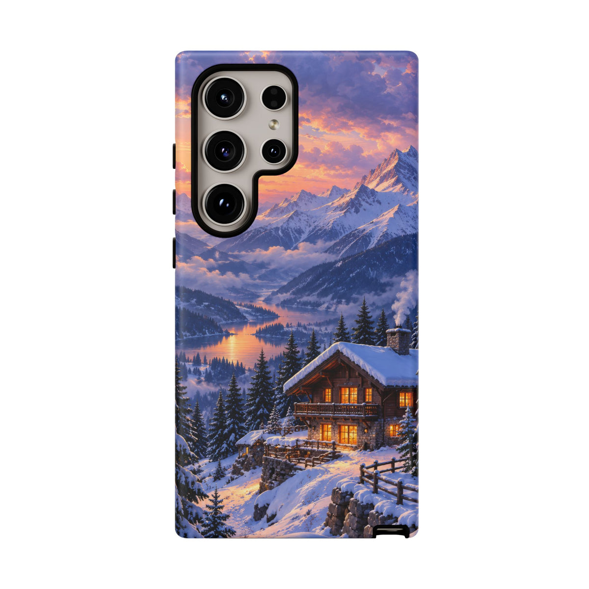 Alpine Hearth Samsung Galaxy Tough Case | winter cabin