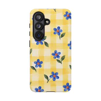 Buttercup Picnic Samsung Galaxy Tough Case | yellow gingham