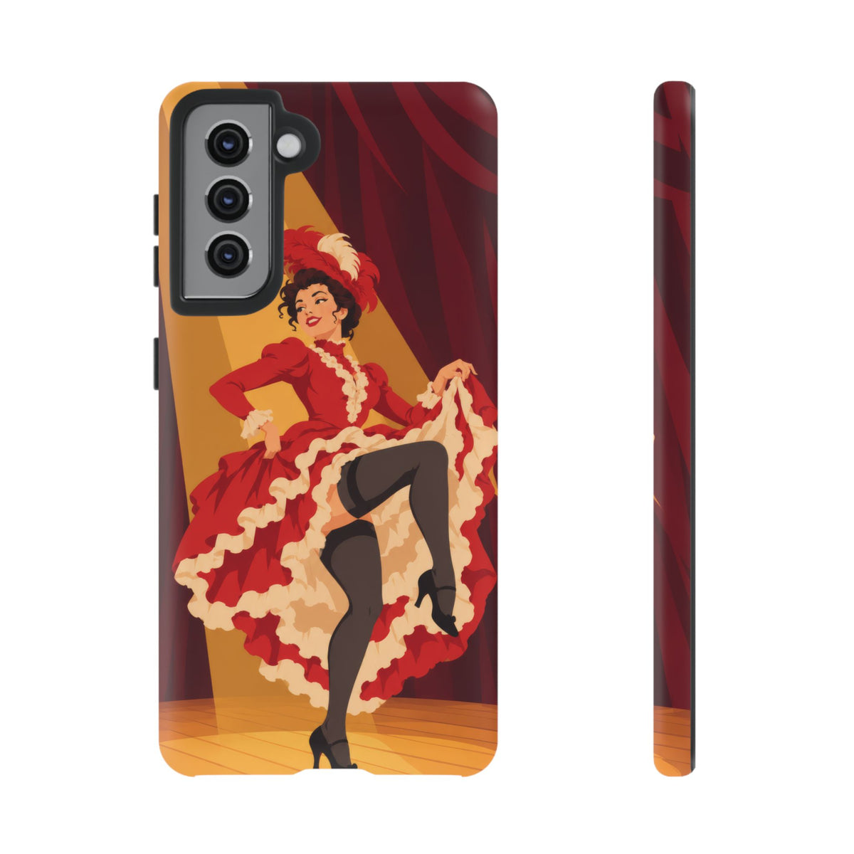 Moulin Rouge Dancer — Crimson Cabaret Samsung Galaxy Tough Case | cabaret dancer
