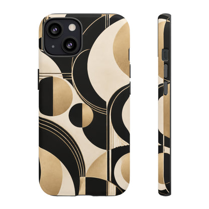 Pearl Orbit iPhone Tough Case | art deco