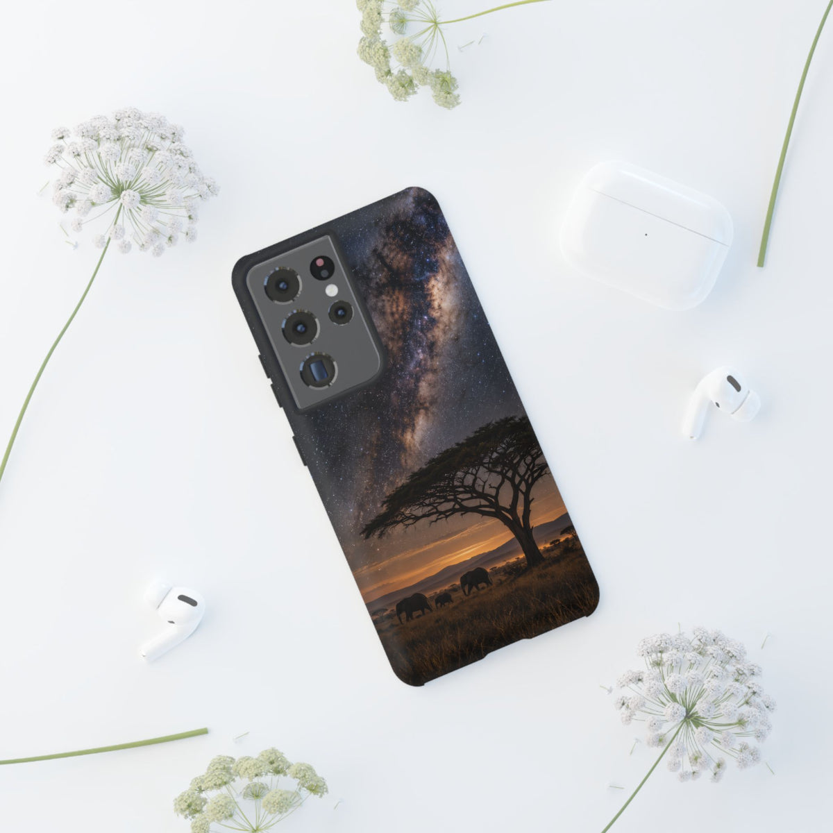 Milky Way over the Plains Samsung Galaxy Tough Case