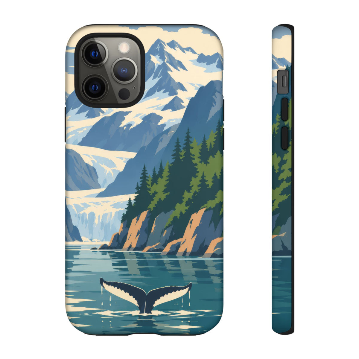 Glacier Bay — Fjord Silence iPhone Tough Case
