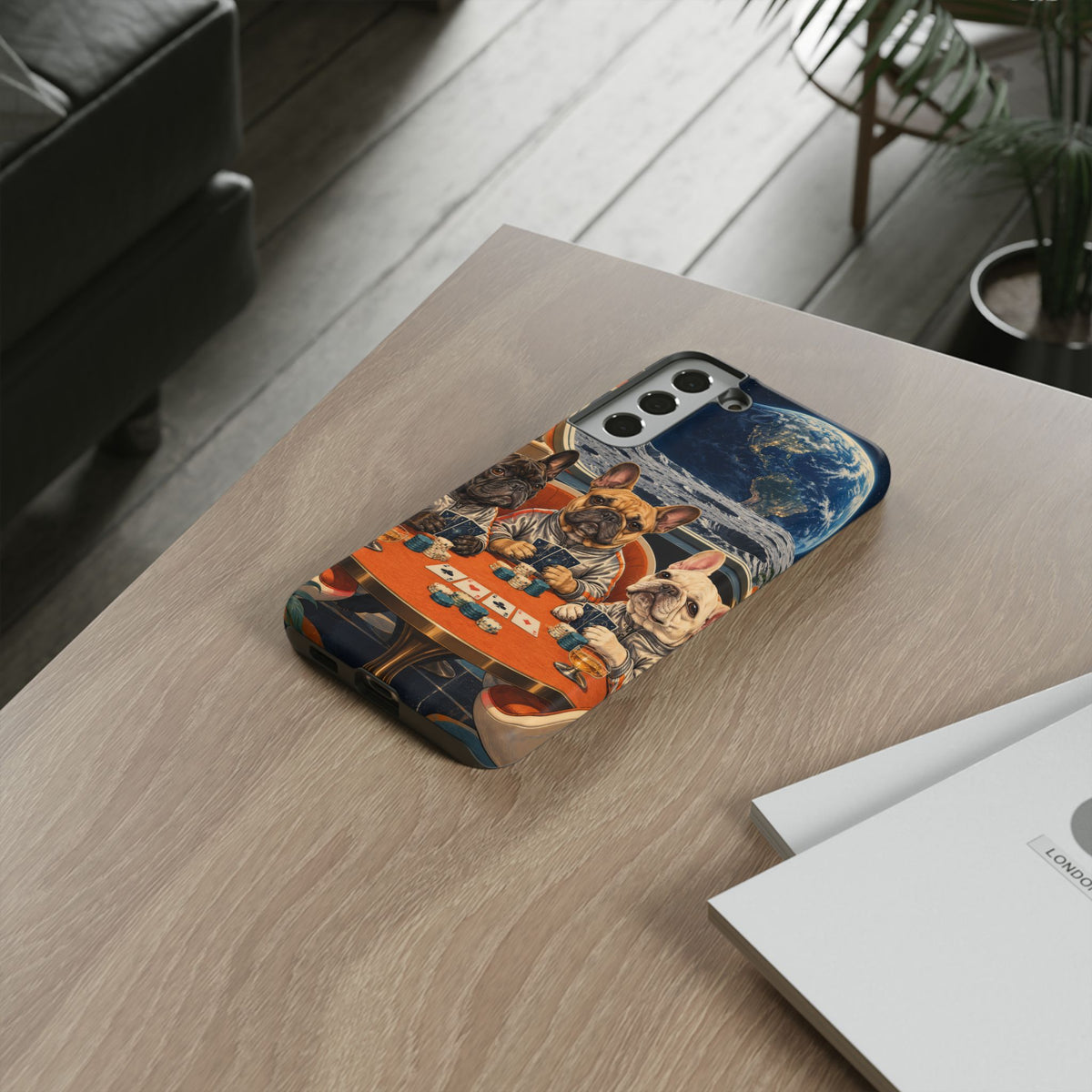 Lunar Card Club Samsung Galaxy Tough Case | french bulldog