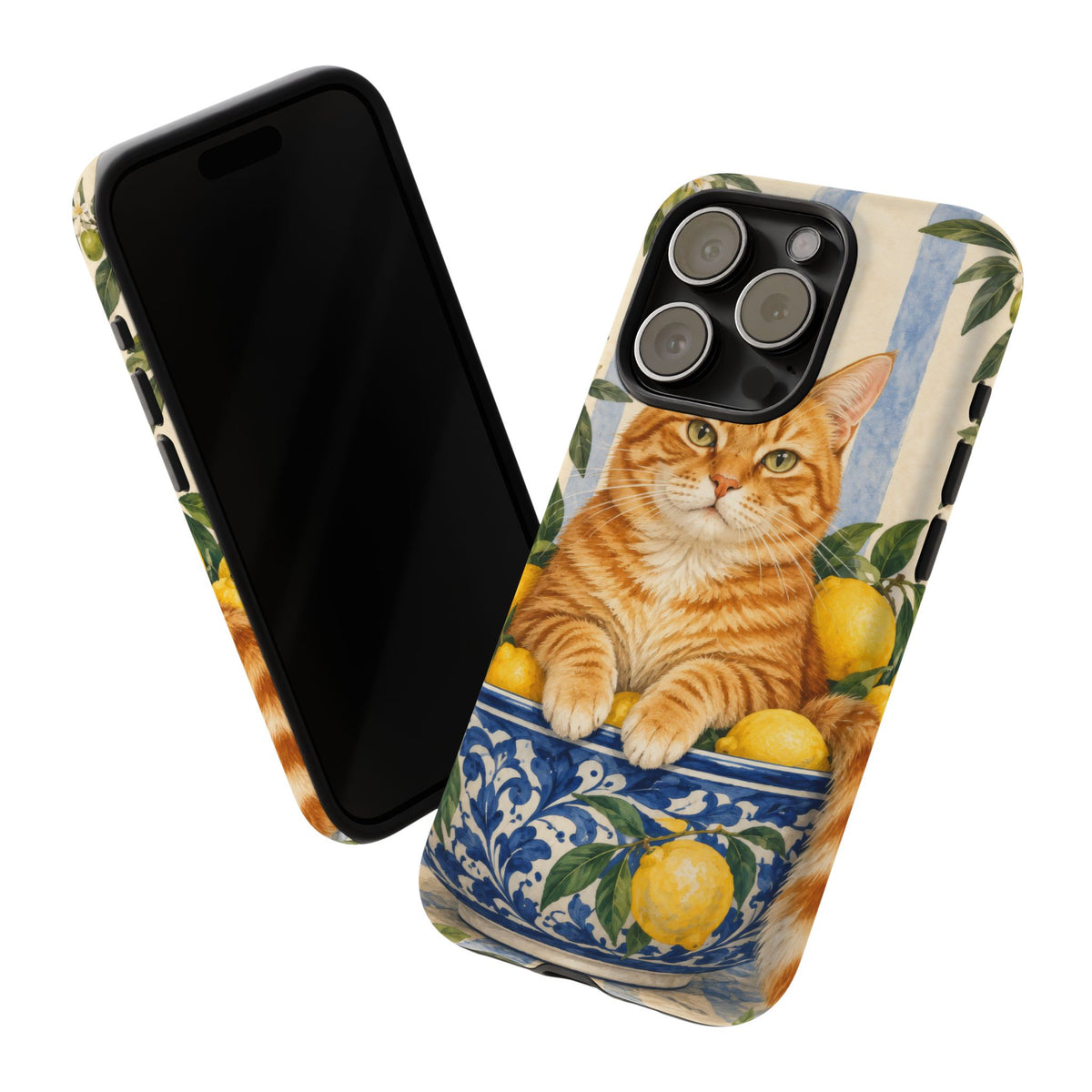 Citrus Inspector iPhone Tough Case | ginger cat