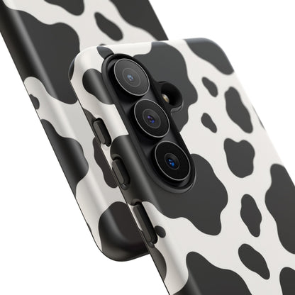 Classic Holstein Samsung Galaxy Tough Case | Black & White Cow Print