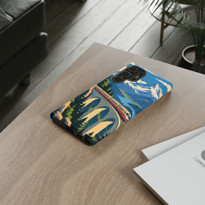 Travel by Train — Alpine Express Samsung Galaxy Tough Case | train travel