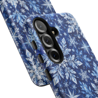 Frosted Midnight Samsung Galaxy Tough Case | snowflake