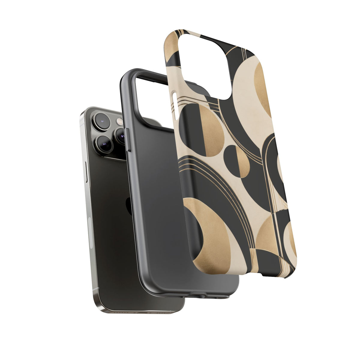 Pearl Orbit iPhone Tough Case | art deco