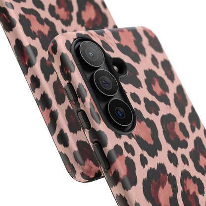 Wild Burgundy Samsung Galaxy Tough Case | leopard print