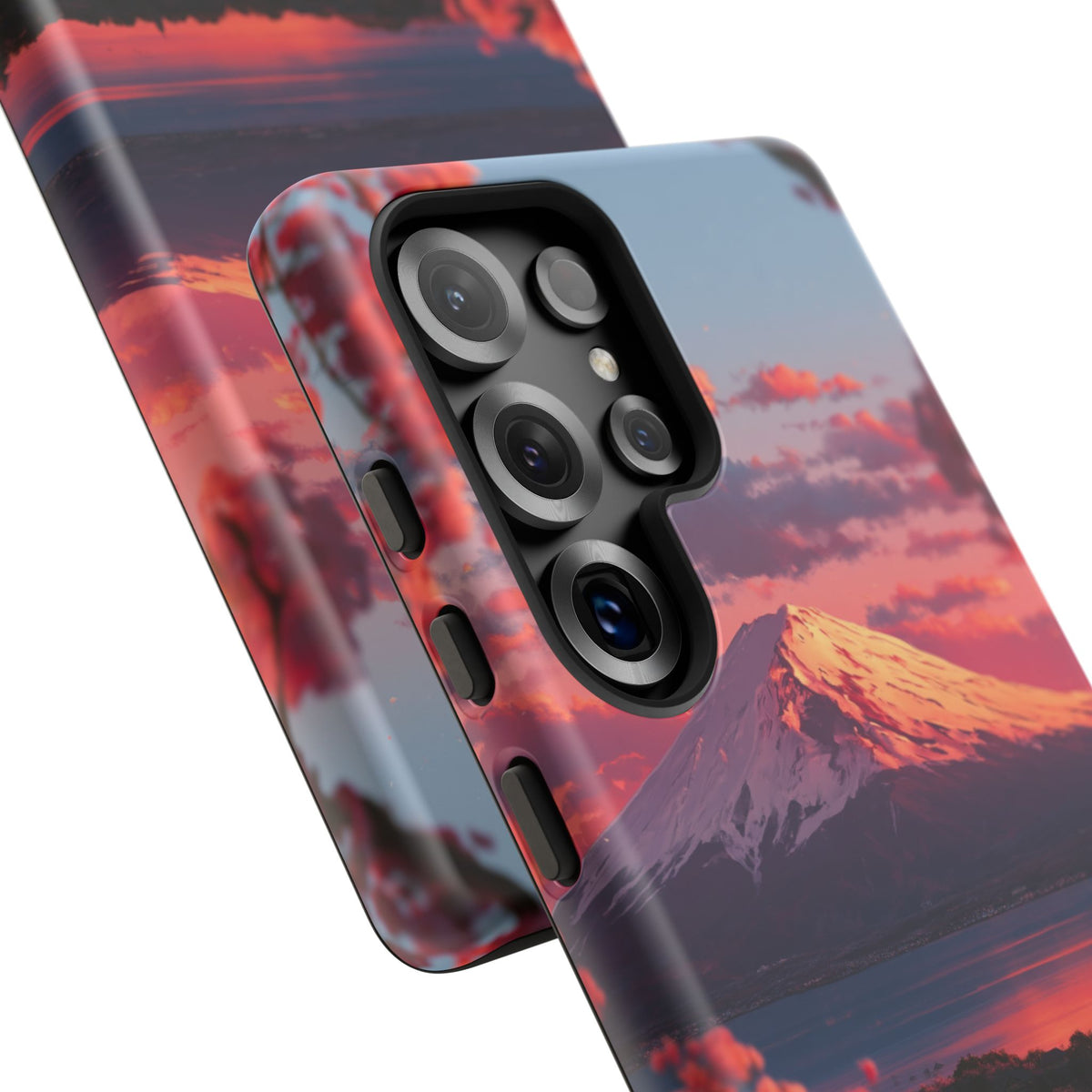 Fuji Rose Horizon Samsung Galaxy Tough Phone Case