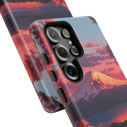Fuji Rose Horizon Samsung Galaxy Tough Phone Case
