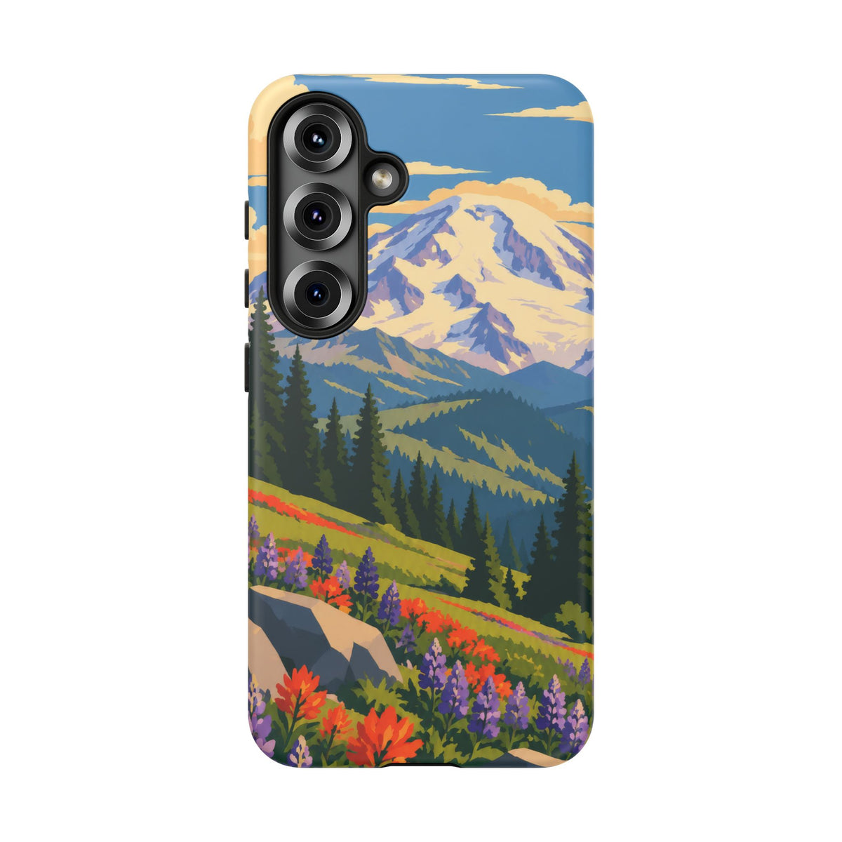 Mount Rainier — Meadow Radiance Samsung Galaxy Tough Case