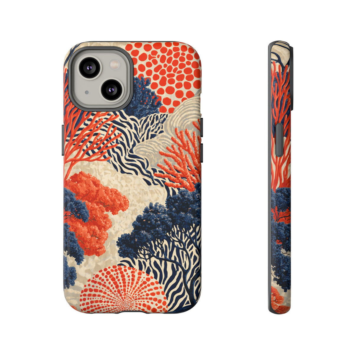 Coral Current iPhone Tough Phone Case