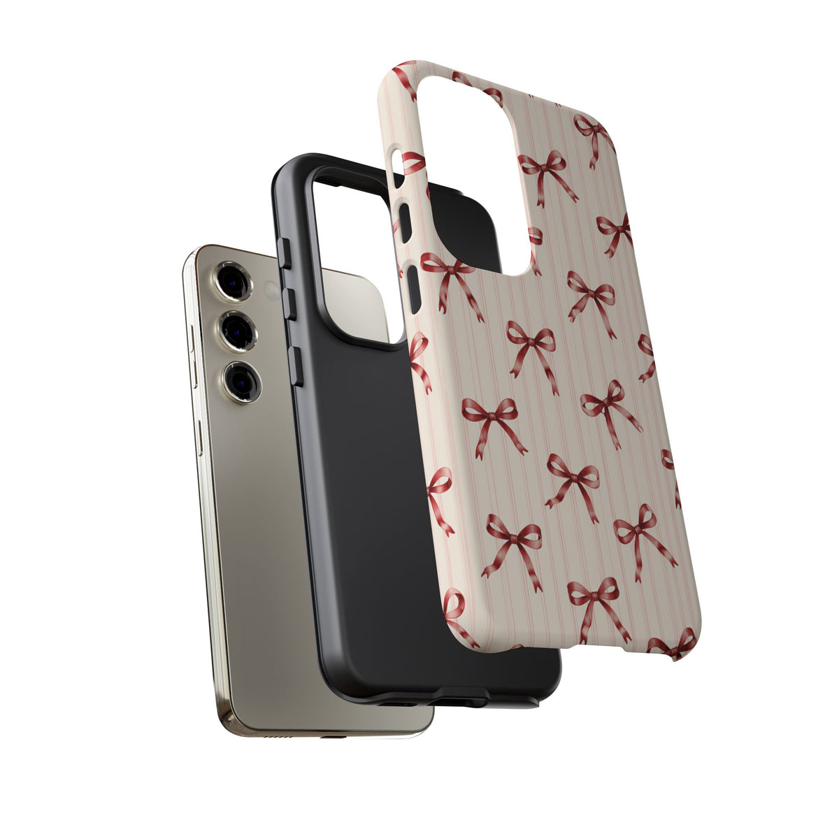 Red Bow Samsung Galaxy Tough Case | Ribbon Waltz