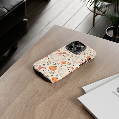 Blush Boo Social iPhone Tough Case | cute ghost