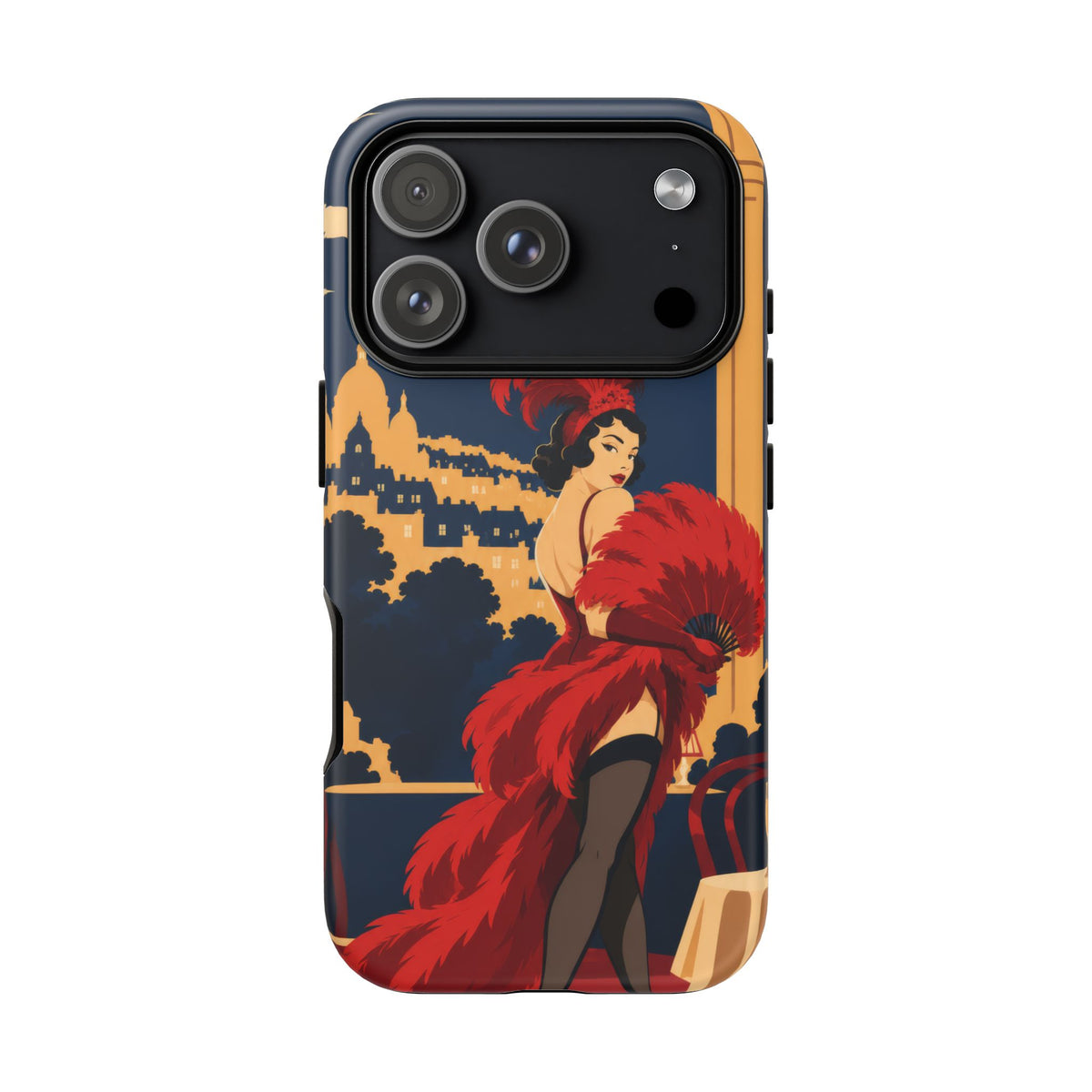 Moulin Rouge Dancer — Velvet Encore iPhone Tough Case | cabaret dancer