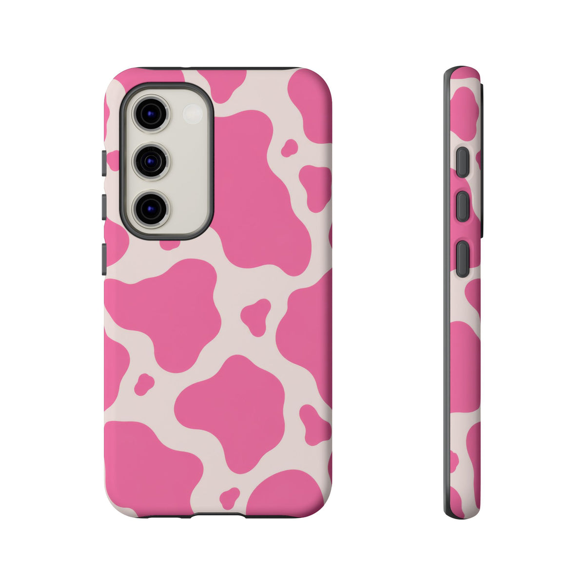 Strawberry Milk Samsung Galaxy Tough Case | Pink Cow Print