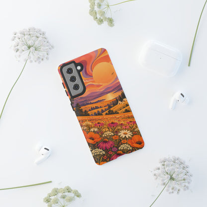 Golden Field Reverie Samsung Galaxy Tough Case | sixties festival