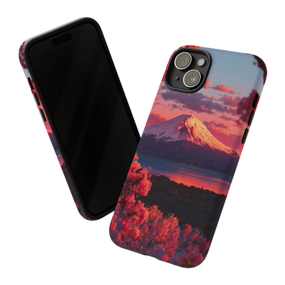 Fuji Rose Horizon iPhone Tough Phone Case