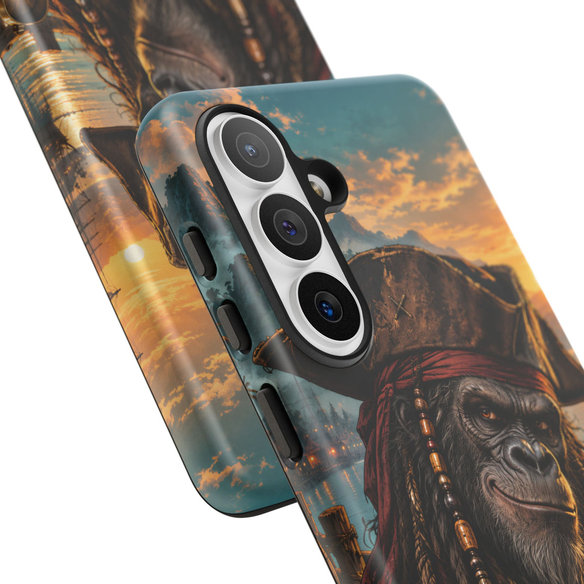 Pirate Gorilla Samsung Galaxy Tough Case | Captain Silverback