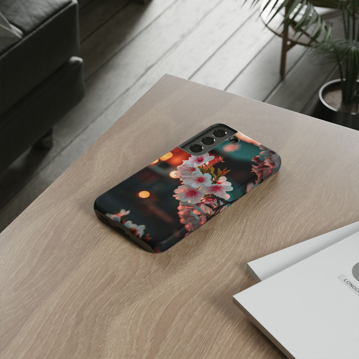 Kyoto Blossom Lanterns Samsung Galaxy Tough Phone Case