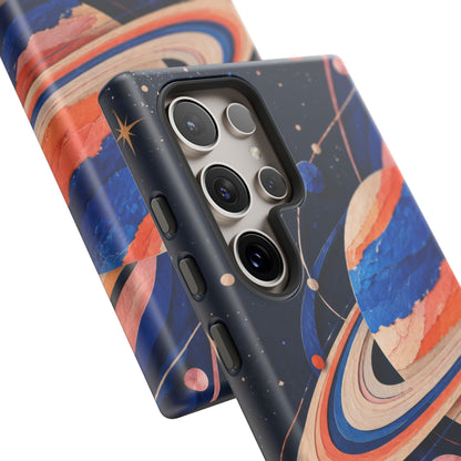 Cosmic Cut Paper Samsung Galaxy Tough Case | modern space