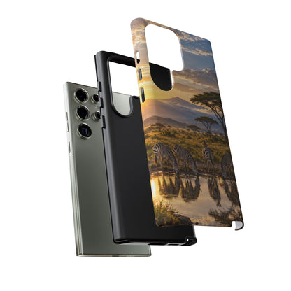 Zebra Water Mirror Samsung Galaxy Tough Case | zebra safari