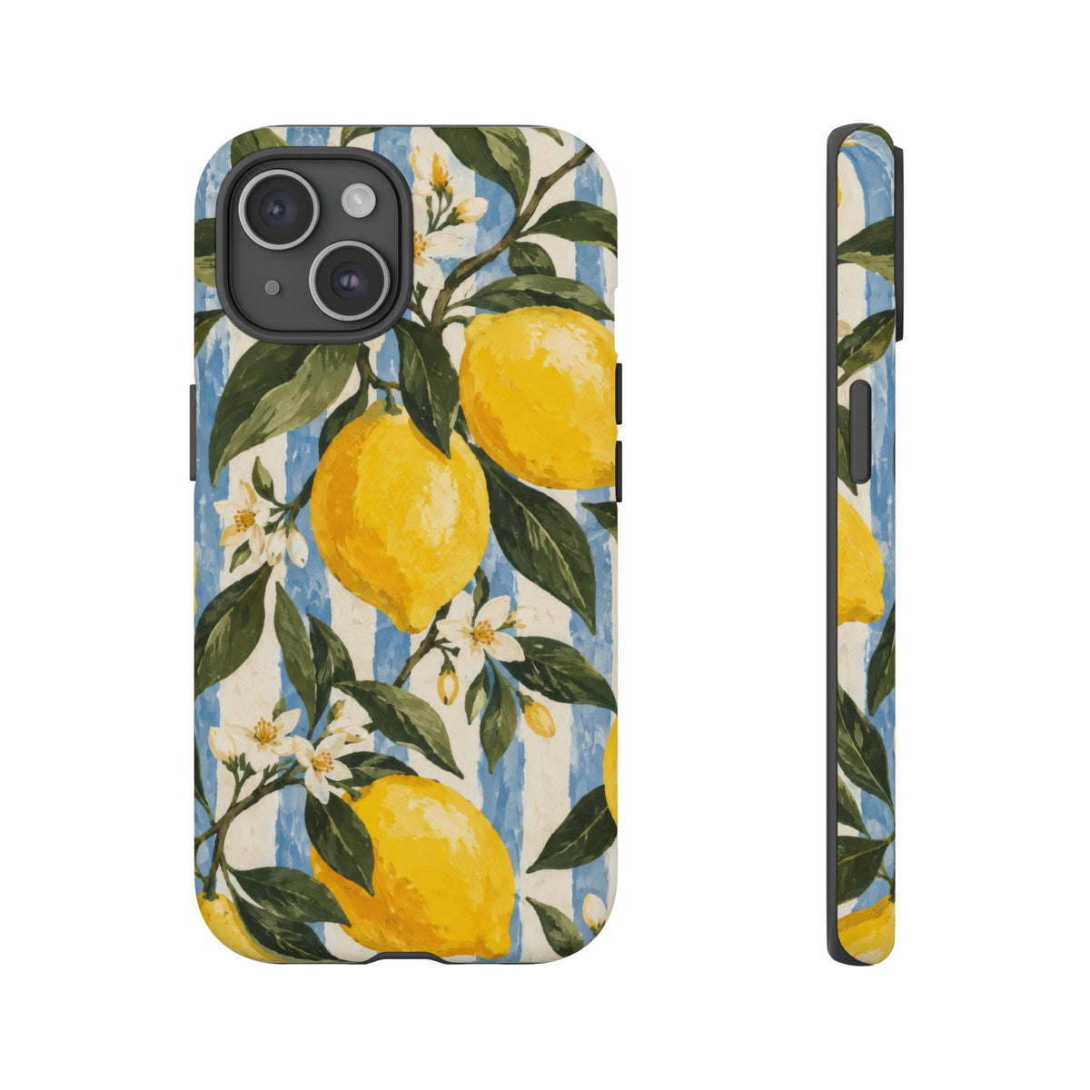 Riviera Lemons iPhone Tough Case | lemon print
