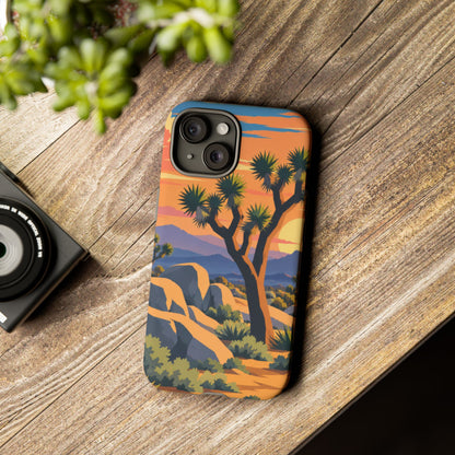 Joshua Tree — Desert Silhouettes iPhone Tough Case