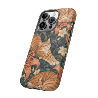 Tiger Lily Tabby iPhone Tough Case | tabby cats