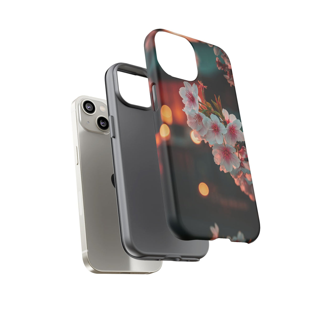 Kyoto Blossom Lanterns iPhone Tough Phone Case