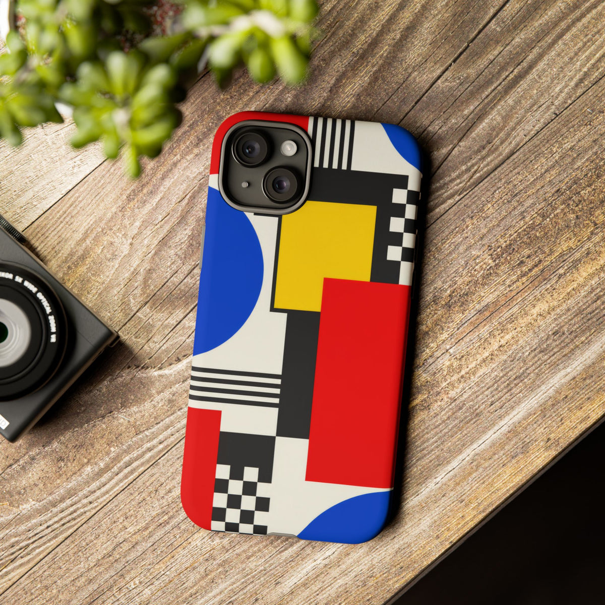 Primary Frequency iPhone Tough Case | Primary Color Geometry