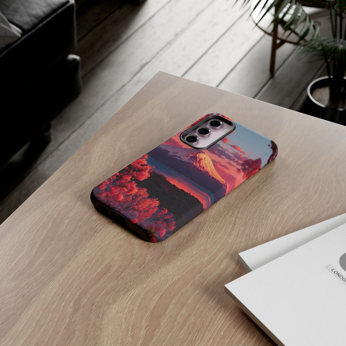 Fuji Rose Horizon Samsung Galaxy Tough Phone Case