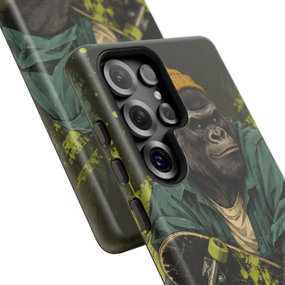 Concrete Jungle Samsung Galaxy Tough Case | Skater Gorilla Illustration