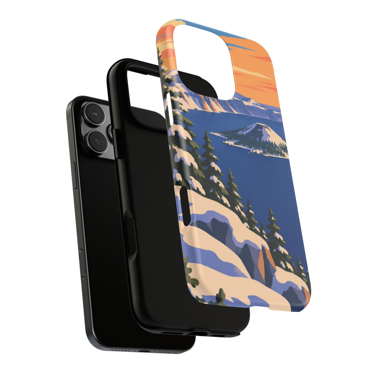 Crater Lake — Winter Caldera iPhone Tough Case
