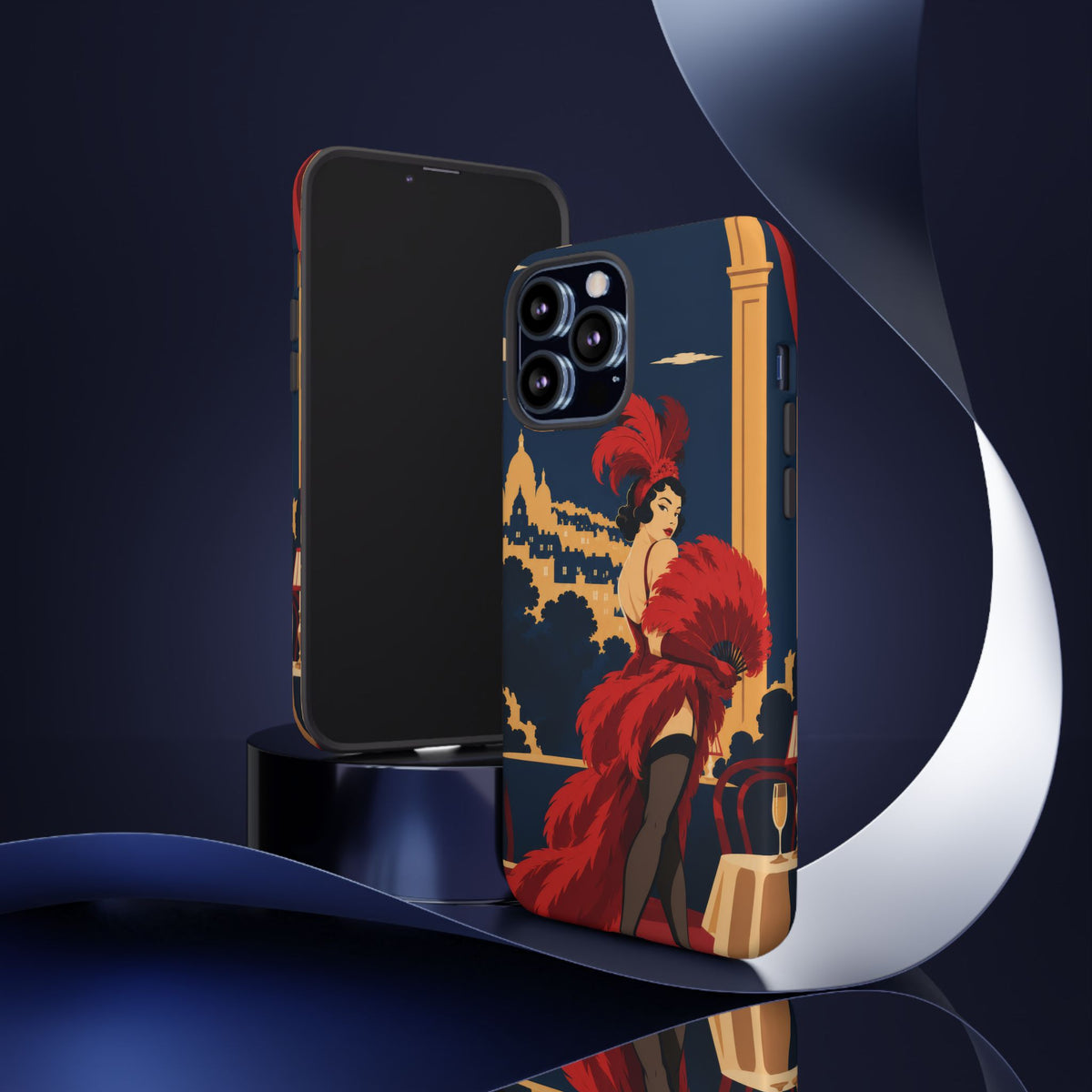 Moulin Rouge Dancer — Velvet Encore iPhone Tough Case | cabaret dancer