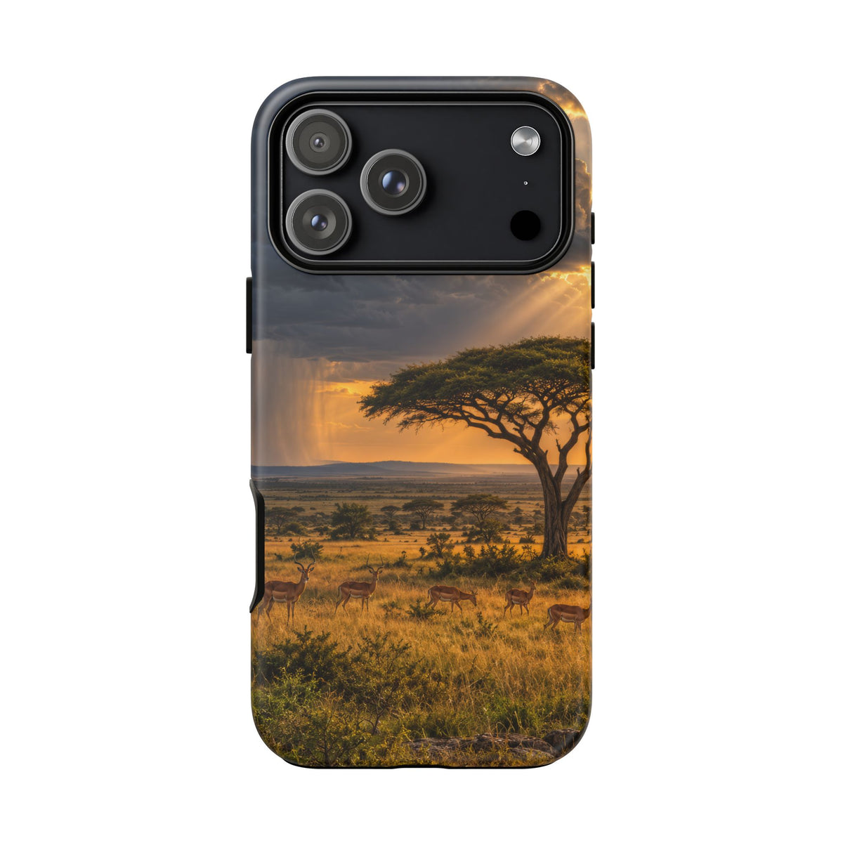Stormlight on the Mara iPhone Tough Case | african storm